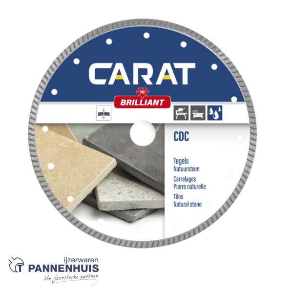 Carat CDC Briljant 150x22,2 tegel/natuursteen max. 25mm tafel