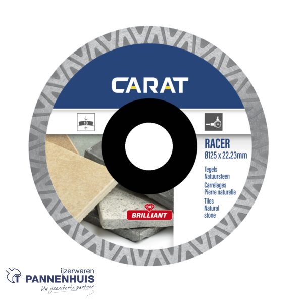 Carat Racer CDB 125x22,23 tegels en natuursteen