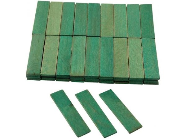 glas afstandshouder Hout 22X03X80mm Groen (100st)