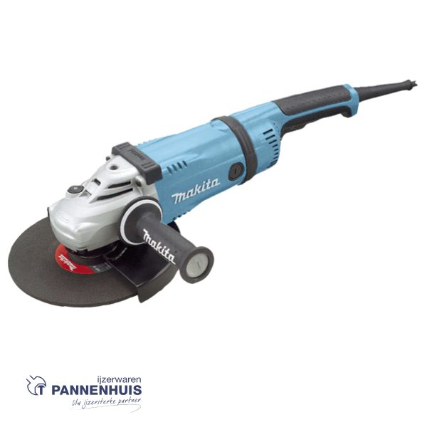 Makita GA9040RF01 Haakse slijper 230mm 2600W met lepelschakelaar.