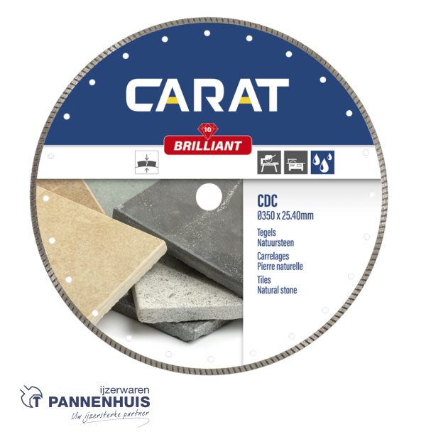 Carat CDC Briljant 350x25,4 tegel/natuursteen max. 25mm tafel