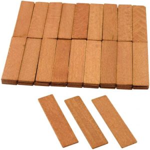 glas afstandshouder Hout 20X01X80mm Naturel (100st)