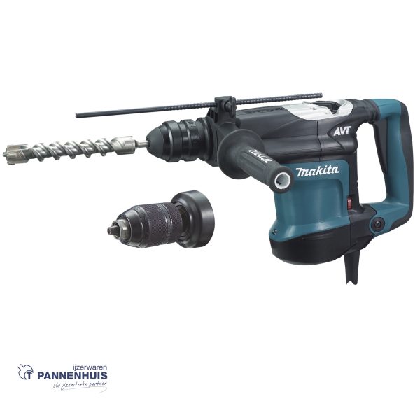 Makita HR3210FCT SDS+ combihamer 32mm 850W AVT + automatische boorkop