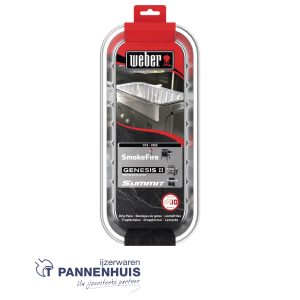 Weber Aluminium lekbakjes Pellet/Summit