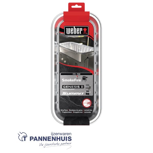 Weber Aluminium lekbakjes Pellet/Summit - Afbeelding 2