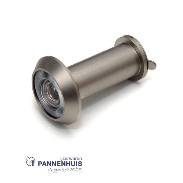 Deurspion zichtveld 180° Ø14 mm 35-60 mm RVS finish