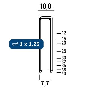 Carat G4450 nieten 20mm 4.000st