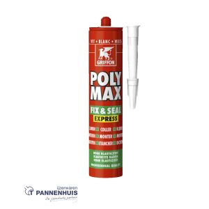 Griffon Poly Max® Fix & Seal Express Wit Koker 425g