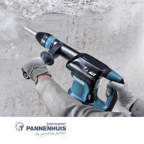 Makita HM0871C SDS-MAX breekhamer 8,1J 1100W AVT + koffer - Afbeelding 4