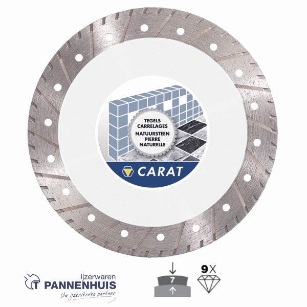Carat Dual 230xM14 tegel/natuursteen zagen en slijpen