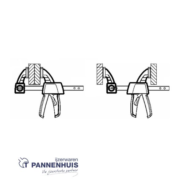Bessey eenhandsklem EZS15-8 - Afbeelding 2