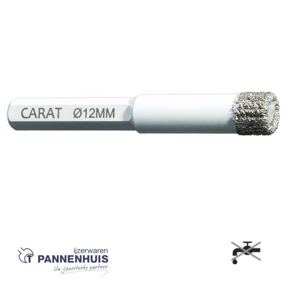 Carat ETD Briljant tegelboor 12mm zeskant