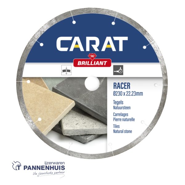 Carat Racer CDB 230x22,23 tegels en natuursteen