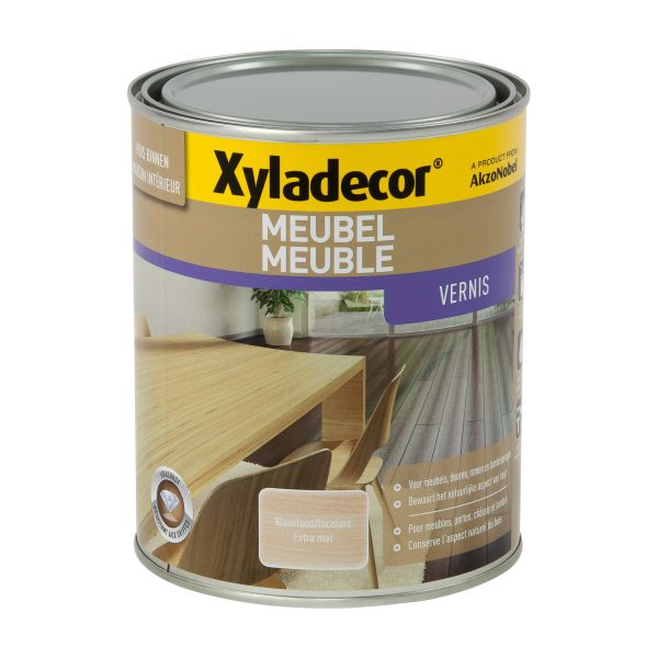 Xyladecor Meubel Vernis Extra Mat - Kleurloos 1 L