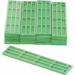 glas afstandshouder PVC 100x22x3 Groen (100st)