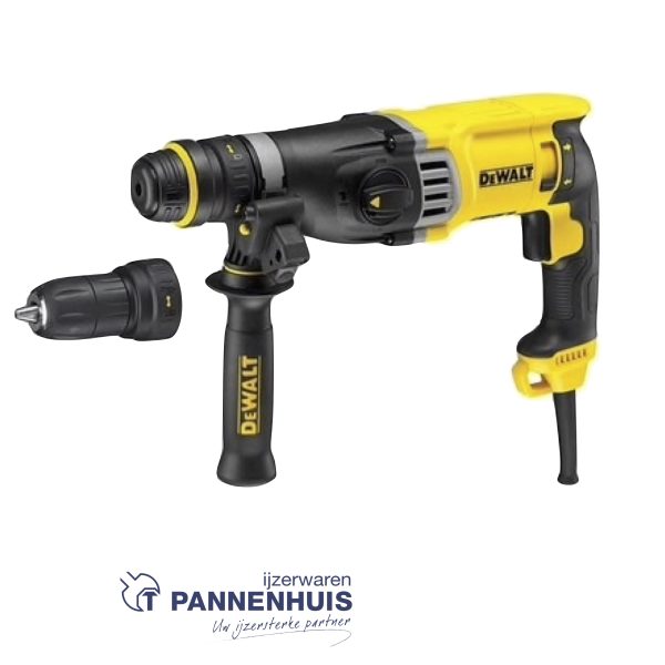 Dewalt D25144K 900W SDS-Plus combihamer 28mm + snelwisselboorhouder in TSTAK