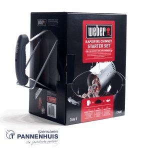 Weber Rapidfire brikettenstarterset (17631)