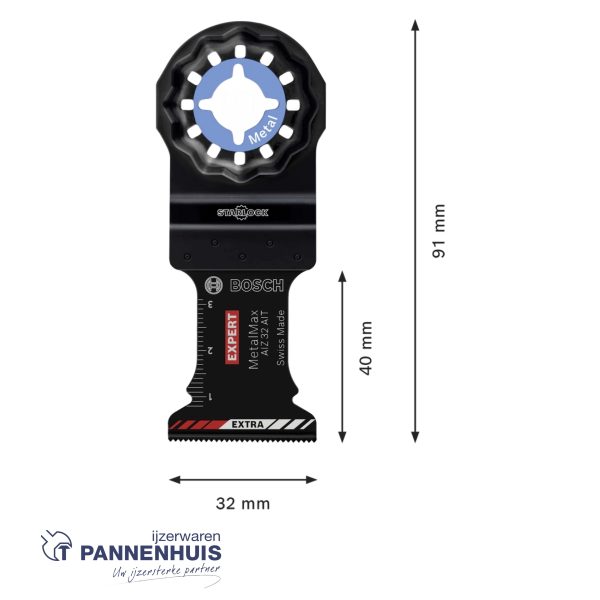 Bosch Starlock AIZ 32 AIT Carbide Metaal 32x40 5x - Afbeelding 3