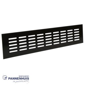 Renson Ventilatiestrip 381/80 –  500mm zwart ral 9005