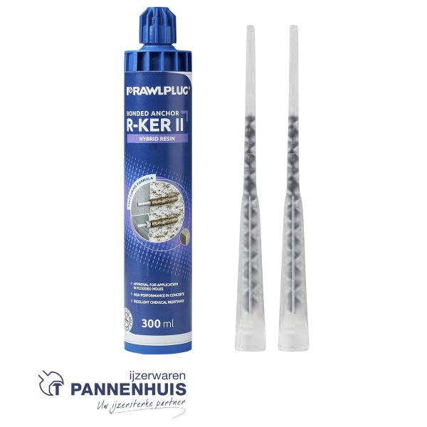 Rawl chemisch anker 300ml droog + nat ETA1 optie1