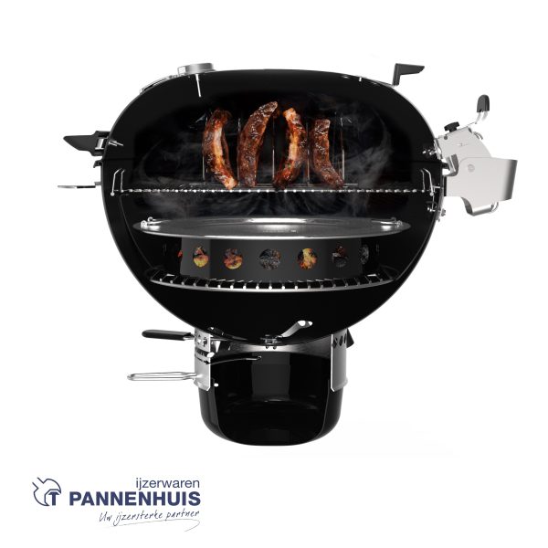 Weber Master-Touch GBS Premium E-5770-houtskoolbarbecue van 57 cm Black (nr3) - Afbeelding 6