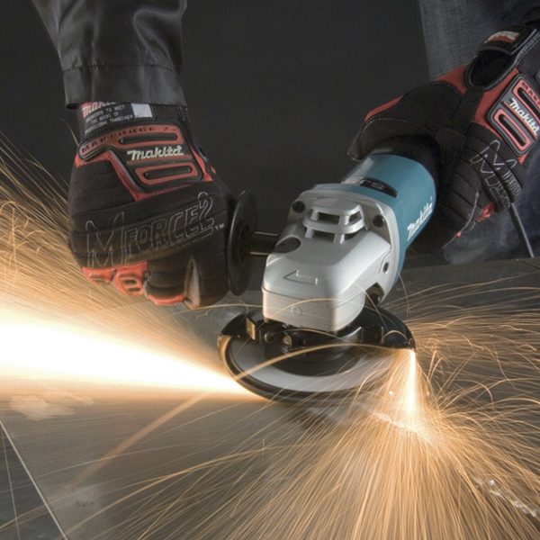 Makita 9565PCV01 Haakse slijper 1400W 125mm + anti-vibratiehandgreep - Afbeelding 2