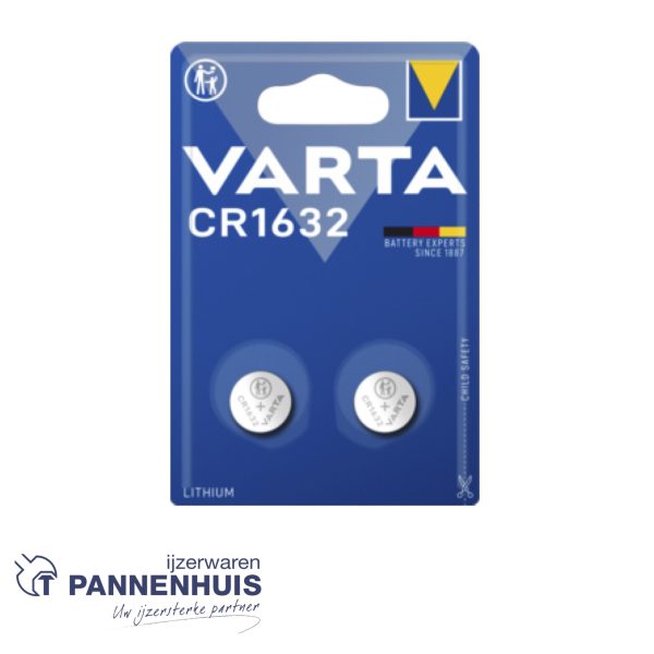 Varta CR1632 Lithium Blister (2 st)