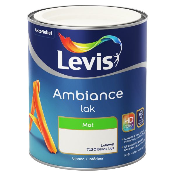 Ambiance Lak Mat Binnen - LELIEWIT 7120 0,750 L