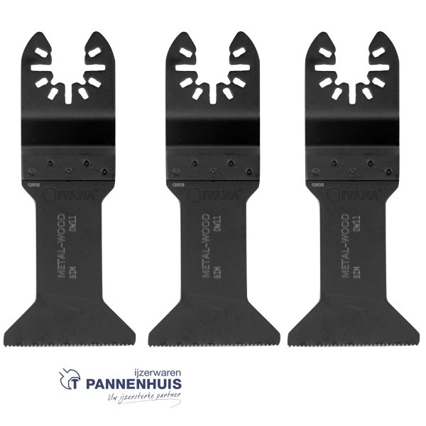 Ivana segmentzaagblad DW11 Bi-metaal 45x60mm 3 st - Afbeelding 2