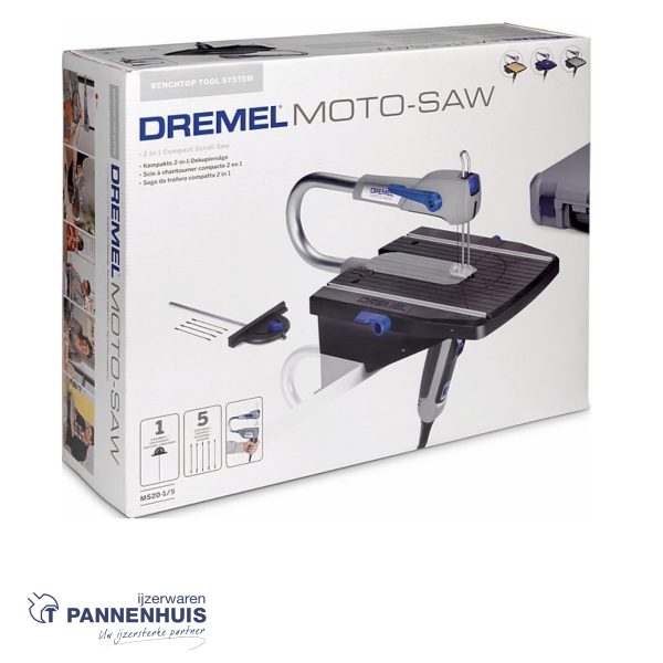 Dremel MS20JA, Moto-Saw, elektrische figuurzaag in koffer + 6 acc. - Afbeelding 3