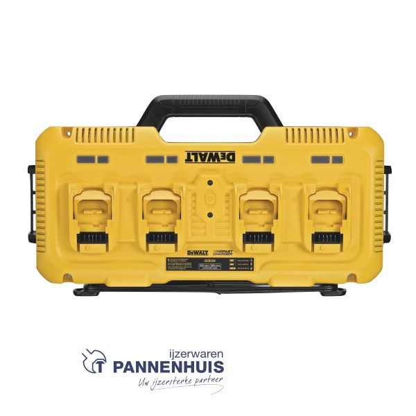 Dewalt DCB104 12V-18V / 54V XR FLEXVOLT 4-poort Snellader - Afbeelding 5