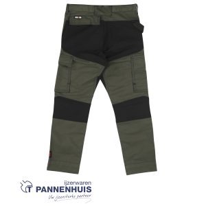 Herock Hector kids broek Donker Kaki/Zwart  98/104