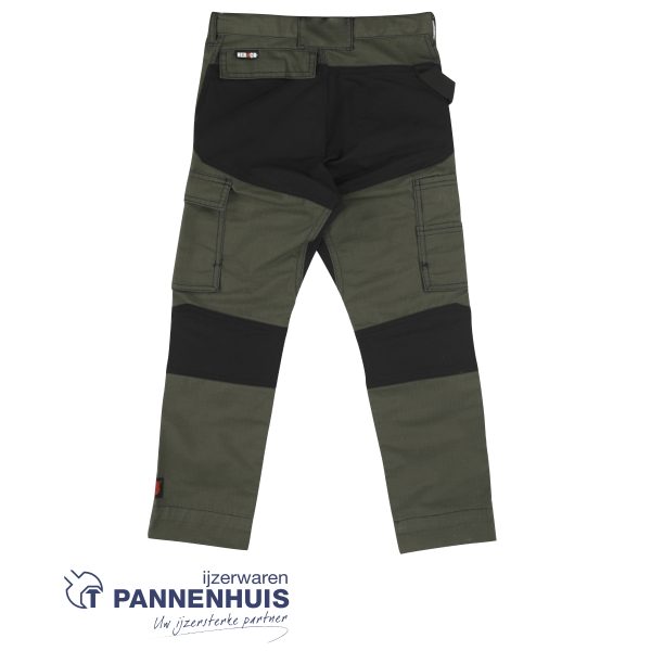 Herock Hector kids broek Donker Kaki/Zwart  98/104 - Afbeelding 2