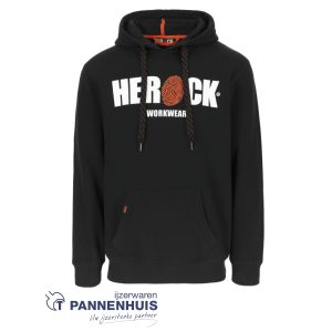 Herock Hero sweater met kap Zwart M