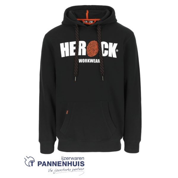 Herock Hero sweater met kap Zwart M