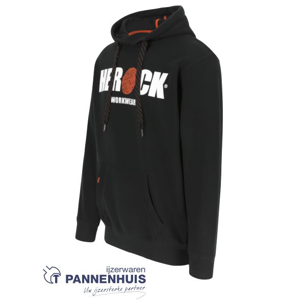 Herock Hero sweater met kap Zwart M - Afbeelding 3