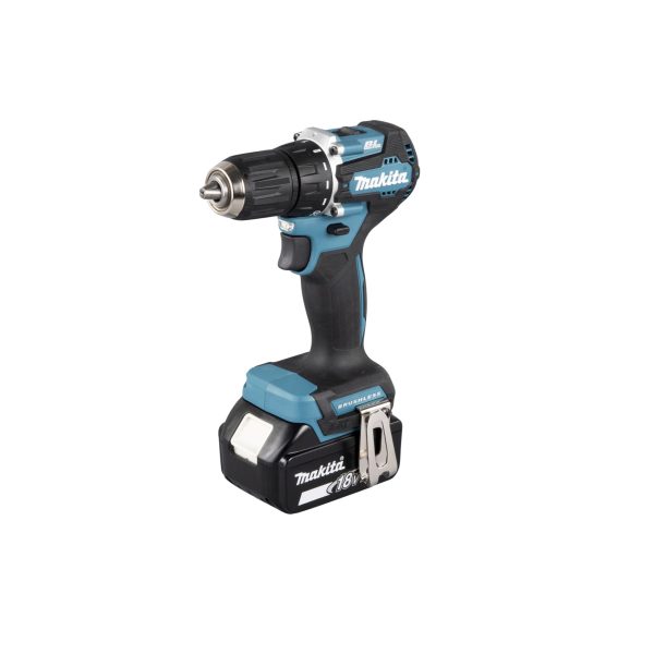 Makita DDF487RAJ Accu boor- en schroefmachine 13 mm LXT 18 V + 2 x BL1820 + 1 x DC18RC + Makpac - Afbeelding 2