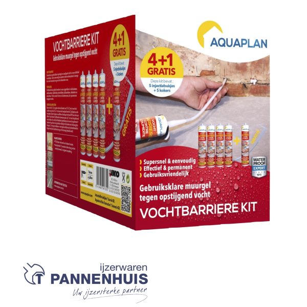 Aquaplan Vochtbarrière kit 4+1