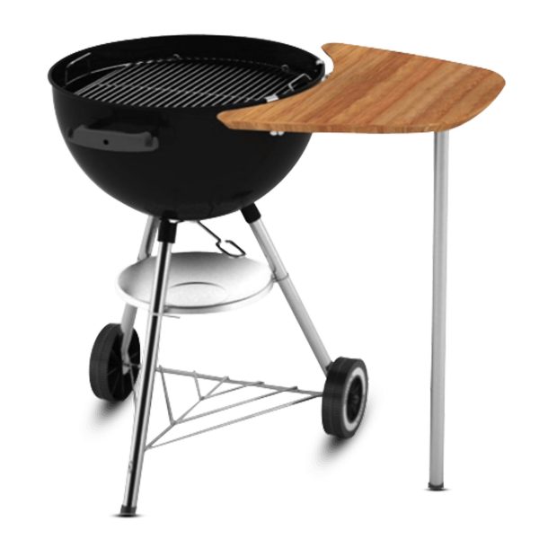 Weber Master-Touch GBS Premium E-5770-houtskoolbarbecue van 57 cm Black + Zijtafel + hoes 7186 (nr3) - Afbeelding 5