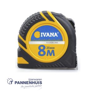 Ivana rolbandmaat soft grip 8m/25mm