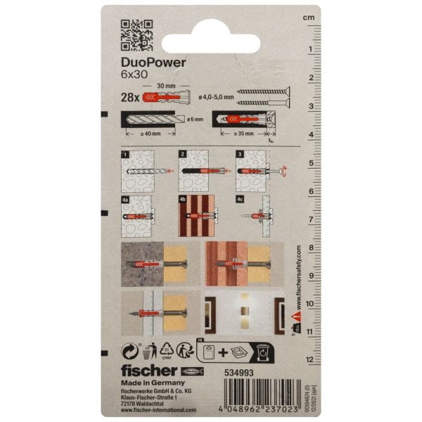 fischer DuoPower  6x30 (blister) - Afbeelding 3