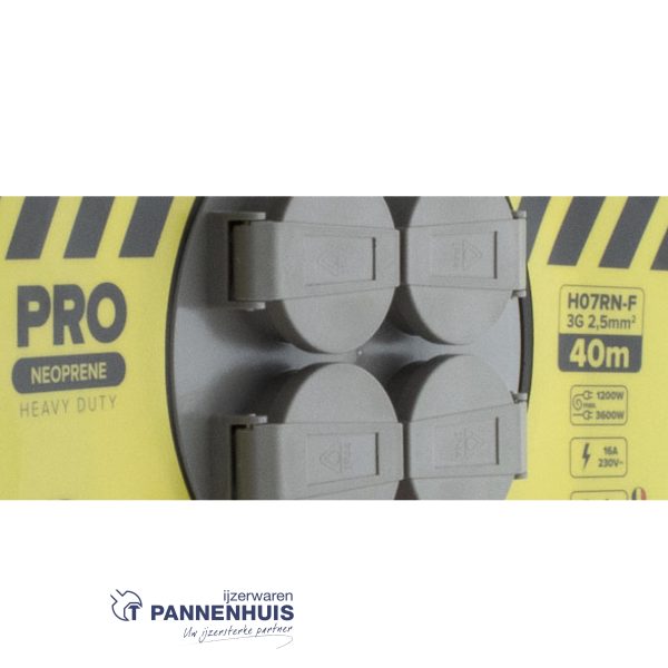 Lumx Kabelhaspel professioneel - 25 m PRO - 2,5 mm2 - Afbeelding 2