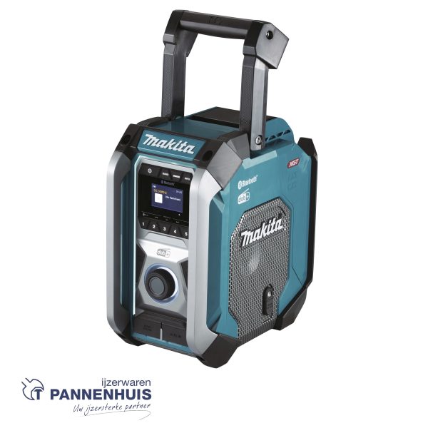 Makita MR007GZ Werfradio met DAB+ en Bluetooth 5.0: CXT 12Vmax, LXT 14,4 V / 18 V, XGT 40Vmax, AC.