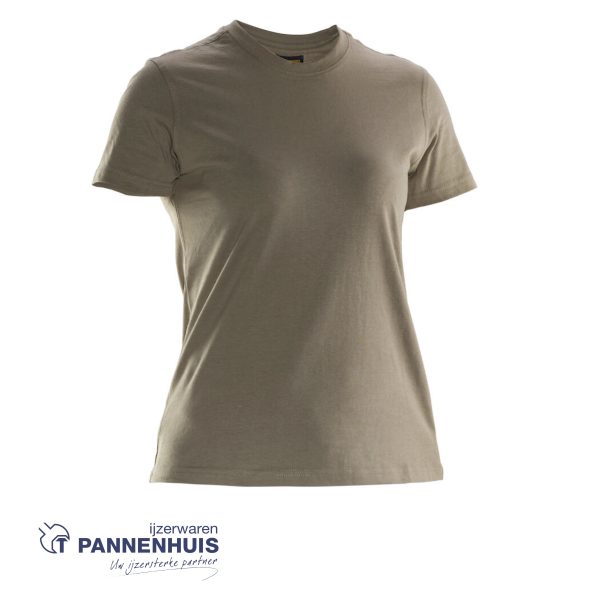 Jobman 5265 Dames T-SHIRT khaki M