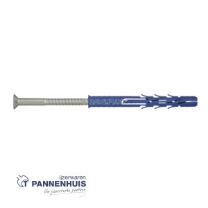 Rawl 08×100 Nylon plug met schroef Verzonken kop FF1 (50st)