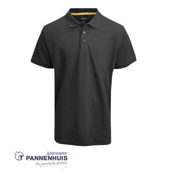 Jobman 5566 poloshirt zwart XXL