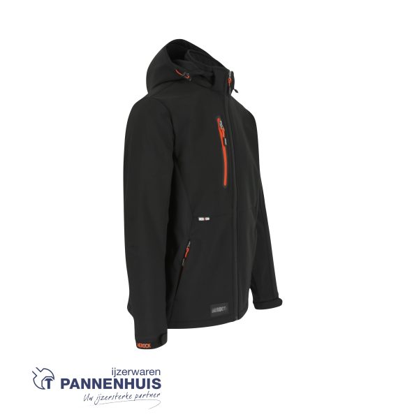 Herock Trystan softshell jas zwart L - Afbeelding 2