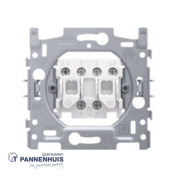 NIKO Sokkel voor tweevoudige drukknop N.O. of N.G