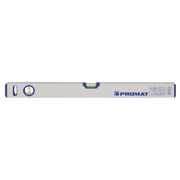 Promat Waterpas 30 cm aluminium zilver ± 0,5 mm/m