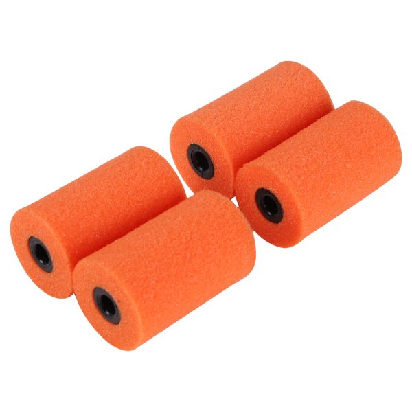 Copenhagen Pro aflakroller MagicCrater - recht - 5.5 cm - oranje (4 stuks) - Afbeelding 4